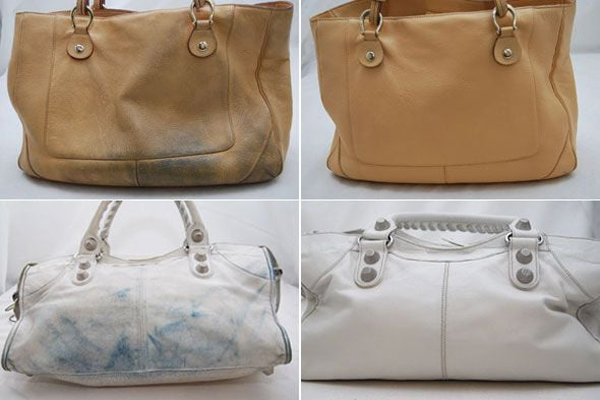 Cách tẩy mực bút lông trên túi da