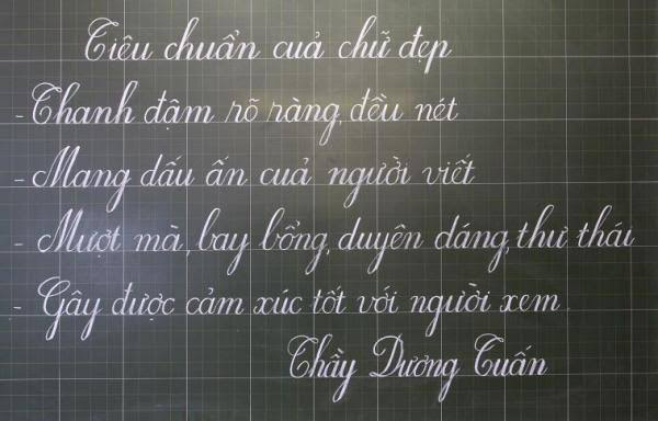 Cách viết chữ đúng và đẹp cơ bản