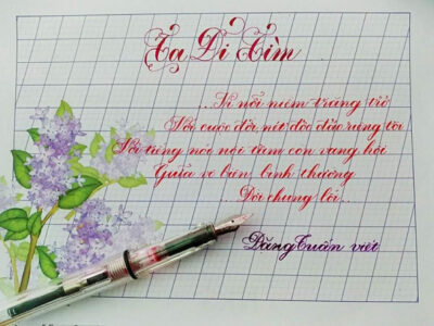 Cách viết chữ đúng và đẹp